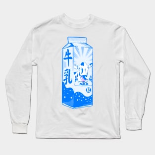 Milk Carton Japanese Long Sleeve T-Shirt